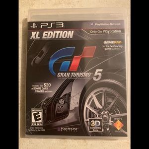 Gran Turismo 5 XL Edition PS3 PlayStation 3 New/Sealed
